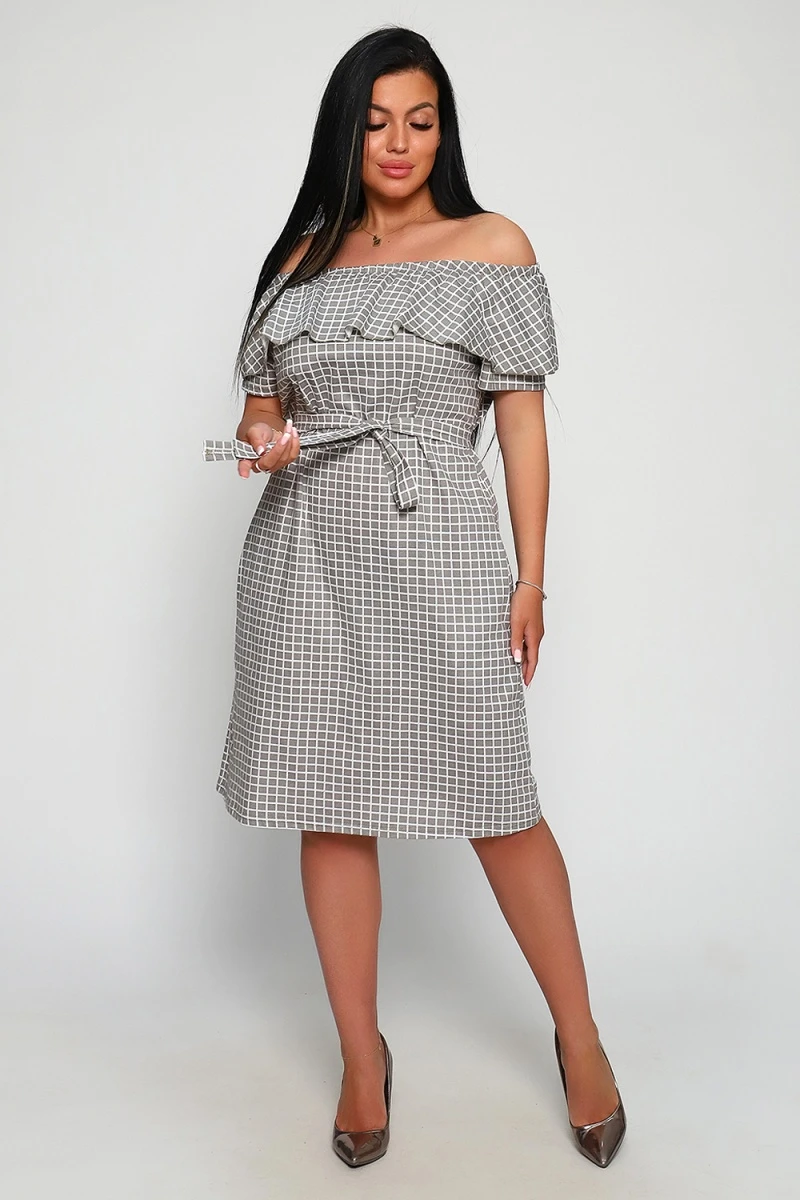 Платье 71064 (серый)