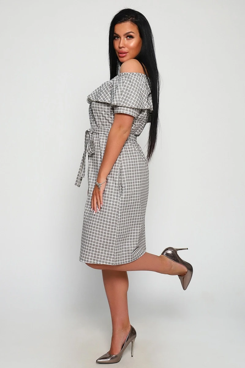 Платье 71064 (серый)