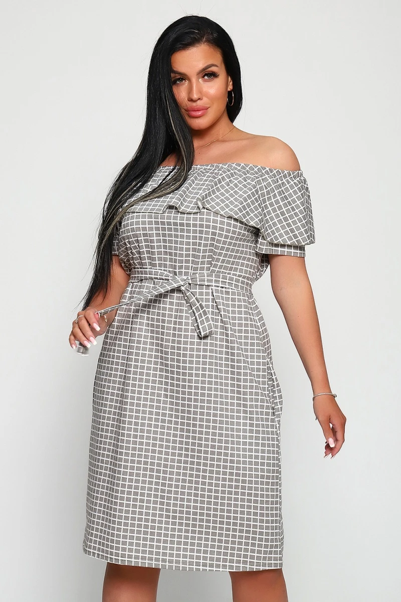 Платье 71064 (серый)