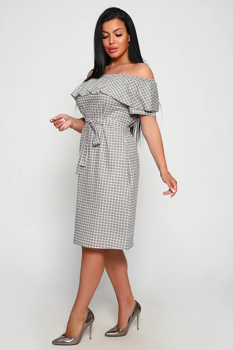 Платье 71064 (серый)