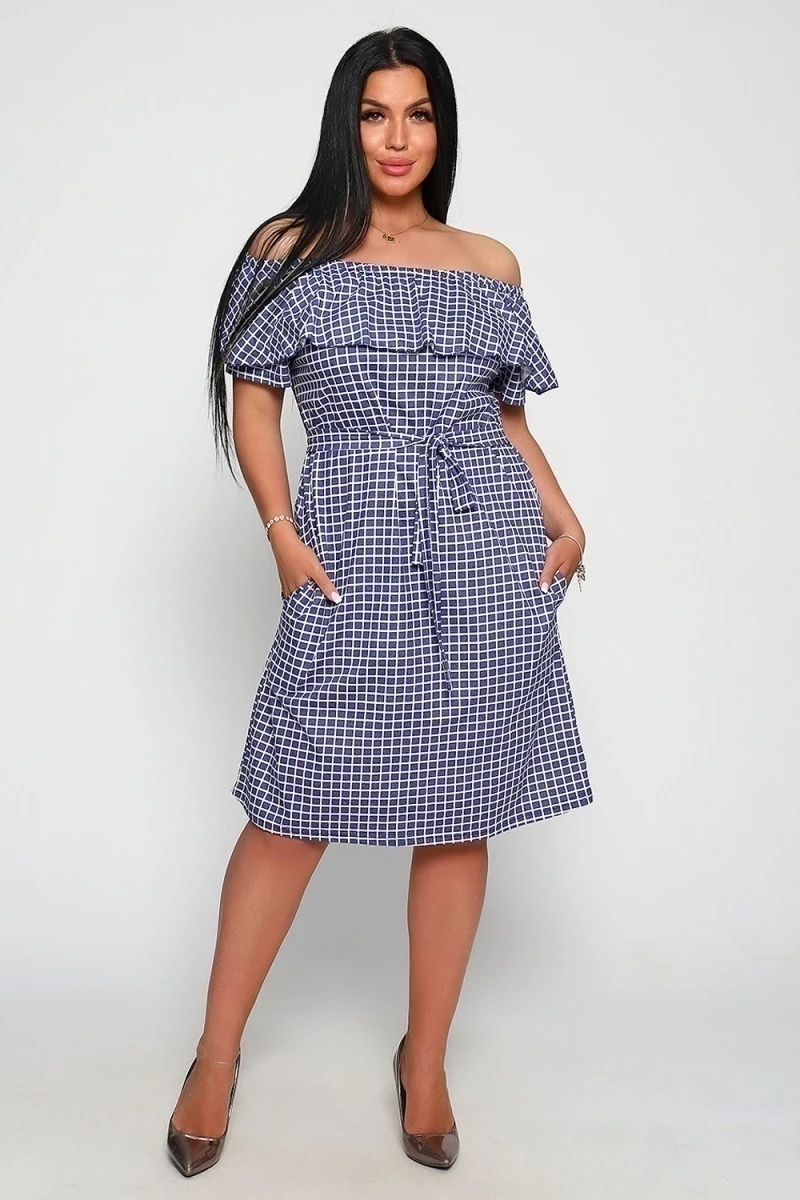 Платье 71064 (синий)