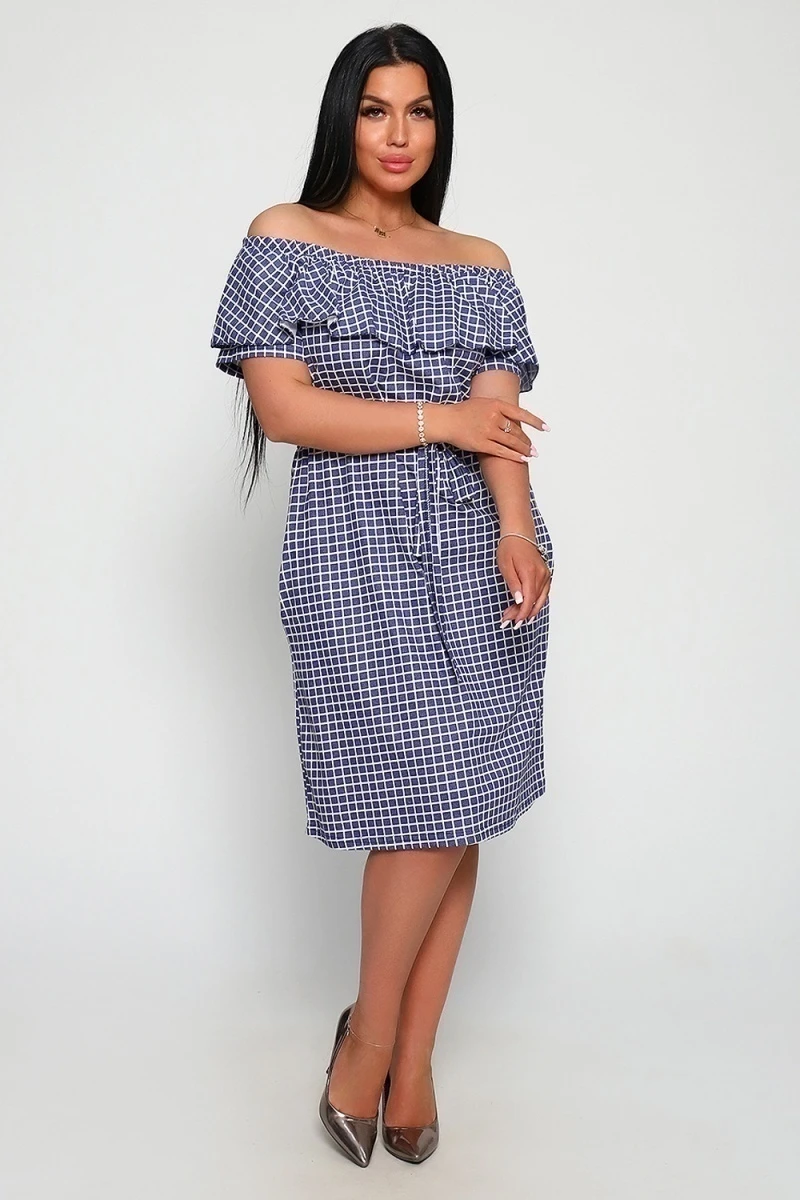 Платье 71064 (синий)