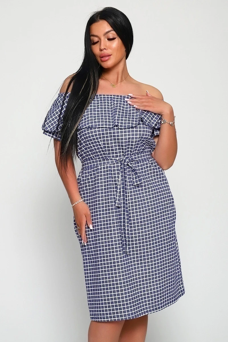 Платье 71064 (синий)