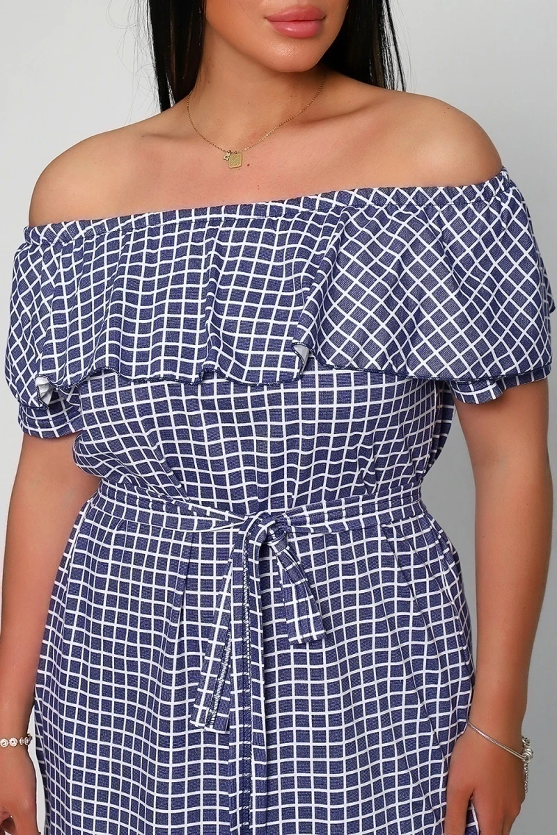 Платье 71064 (синий)