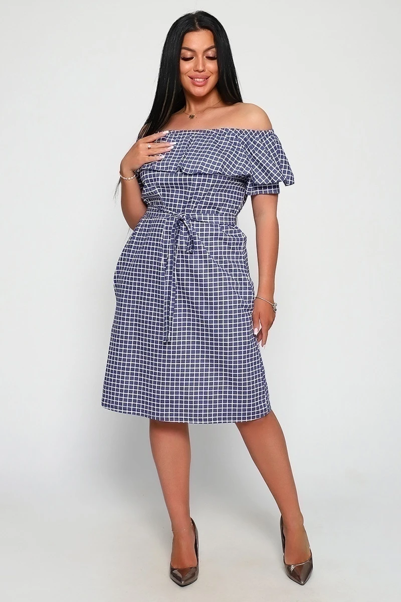 Платье 71064 (синий)