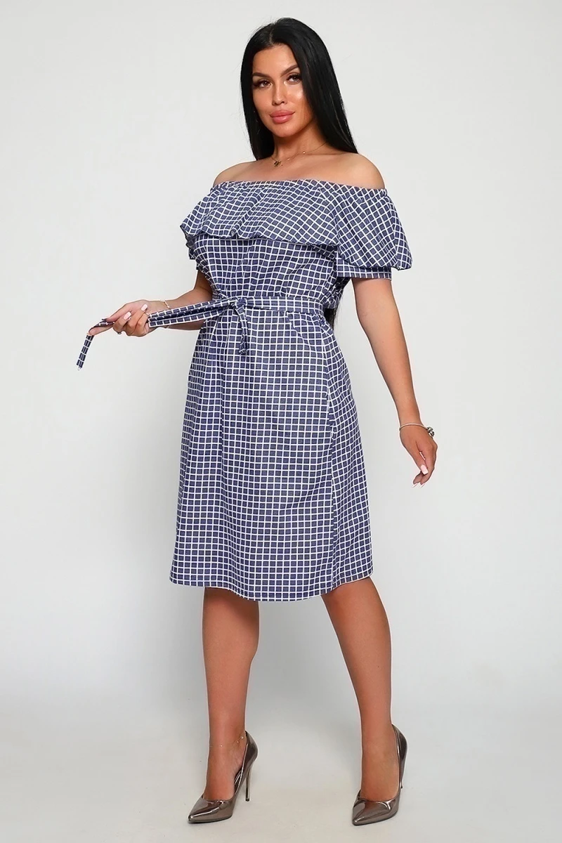 Платье 71064 (синий)