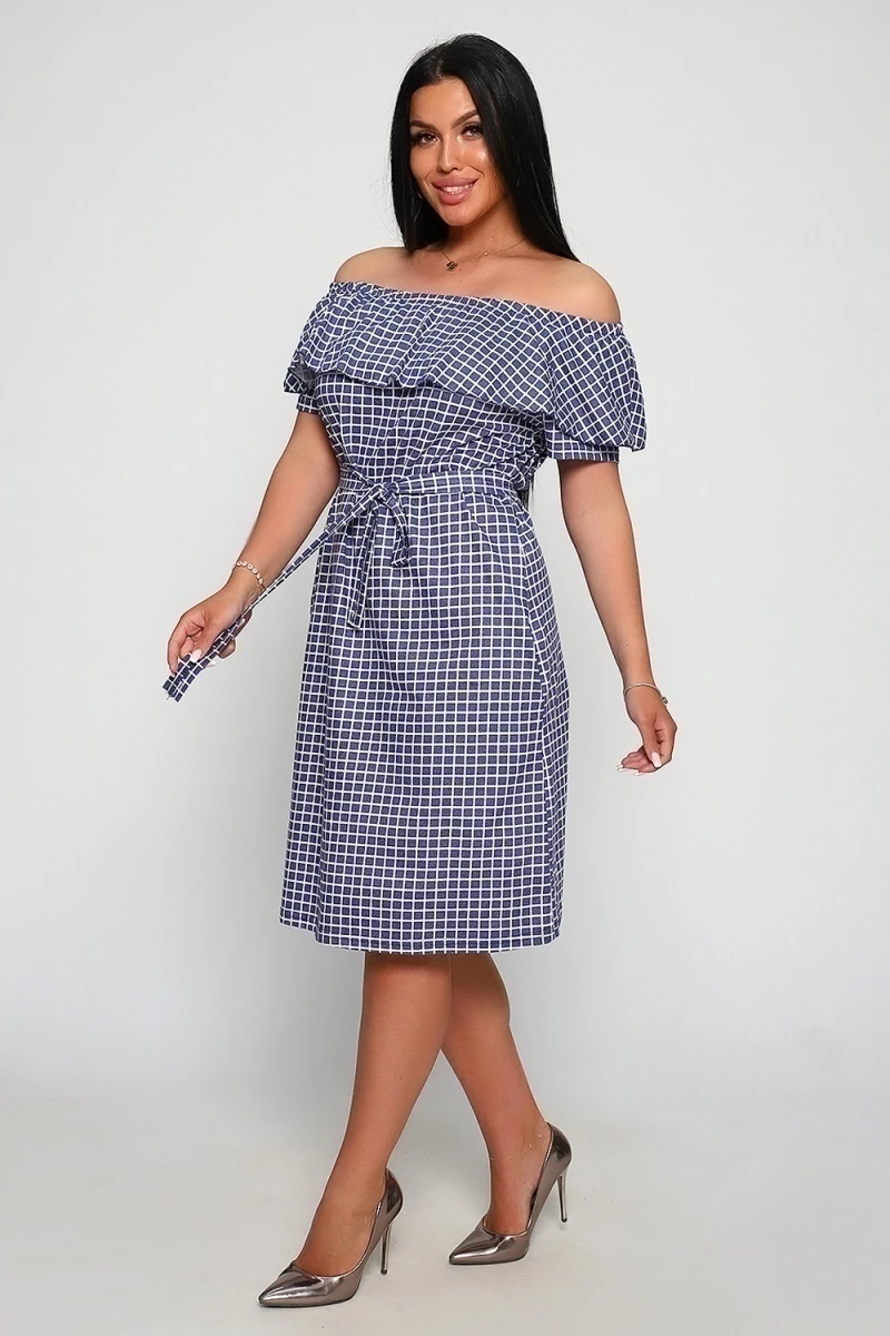 Платье 71064 (синий)