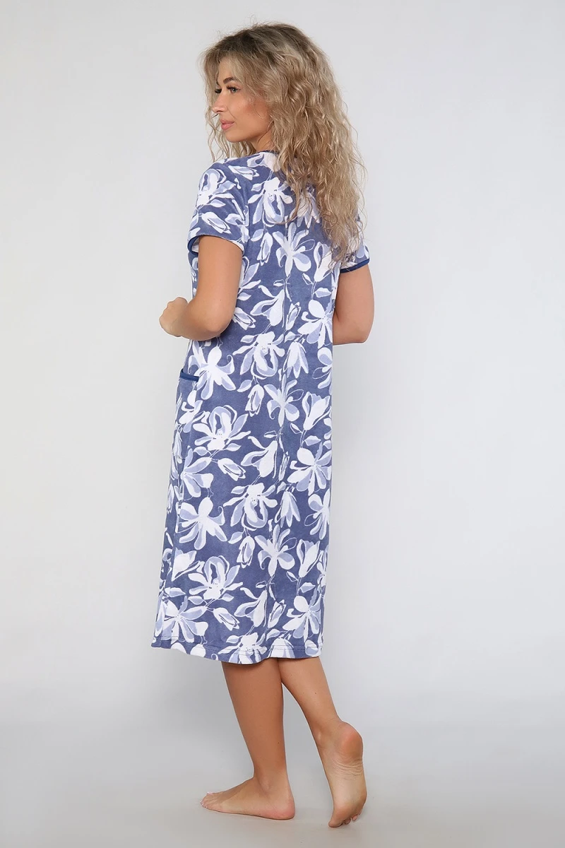 Халат 51069 (синий)