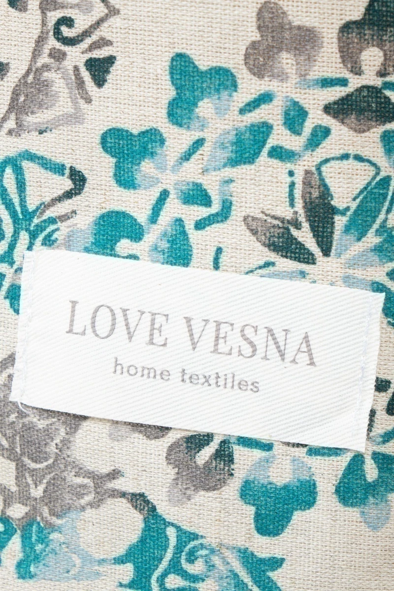 Скатерть полулен "ГЯ" Мистерия (зеленый)