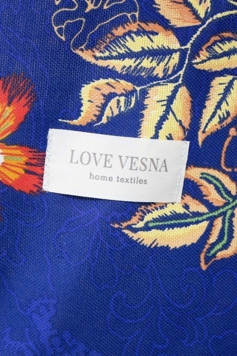 Скатерть рогожка "ТЛ" Символика Год дракона (индиго)