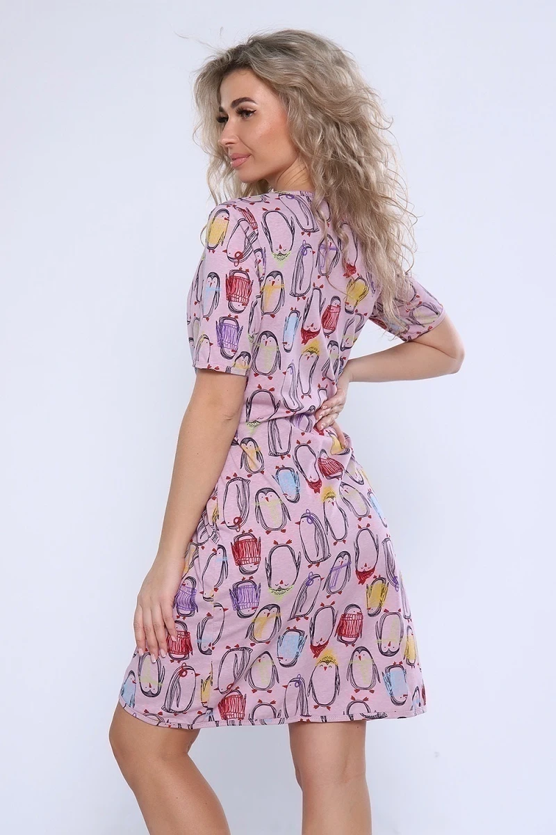 Халат 89331 (розовый)