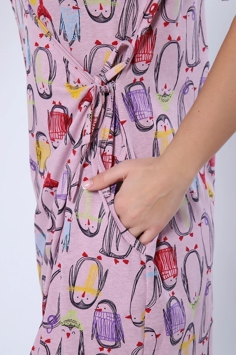 Халат 89331 (розовый)