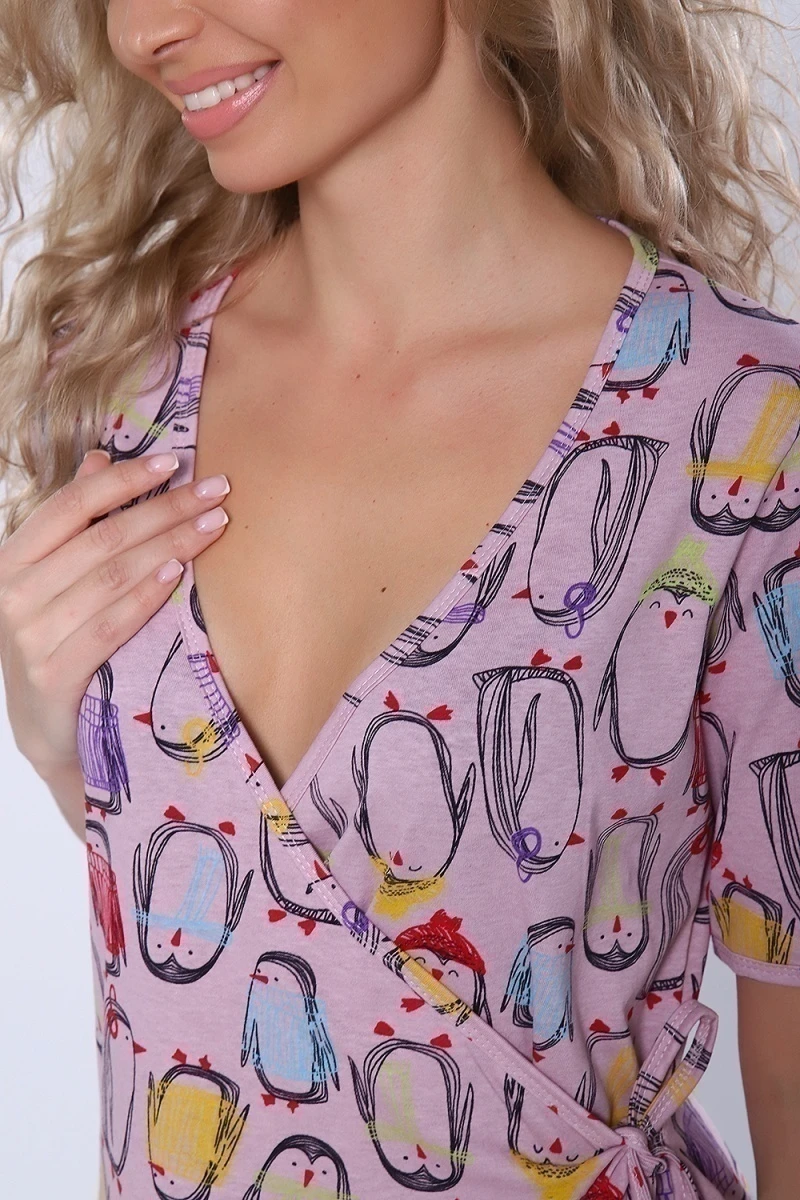 Халат 89331 (розовый)