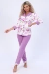 Костюм с брюками 71047 (сиреневый)