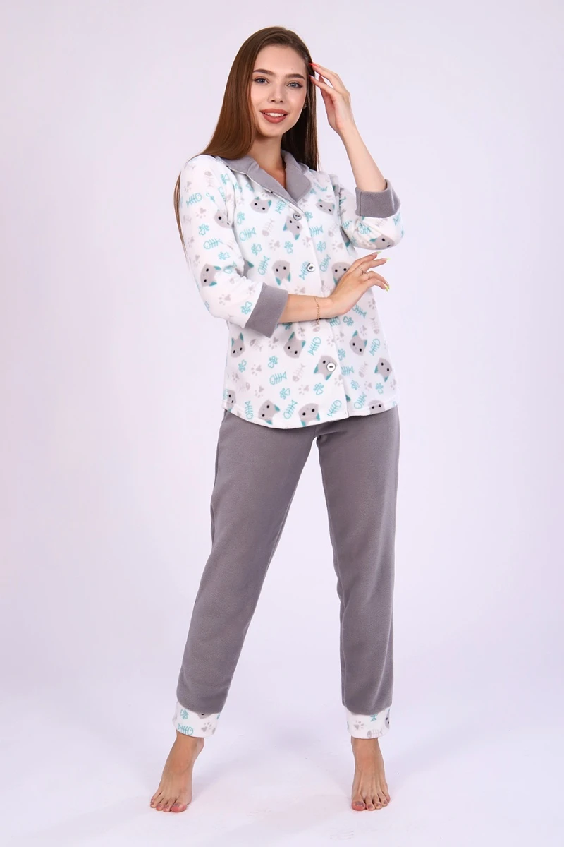 Костюм с брюками 71051 (серый)