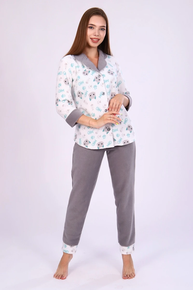 Костюм с брюками 71051 (серый)