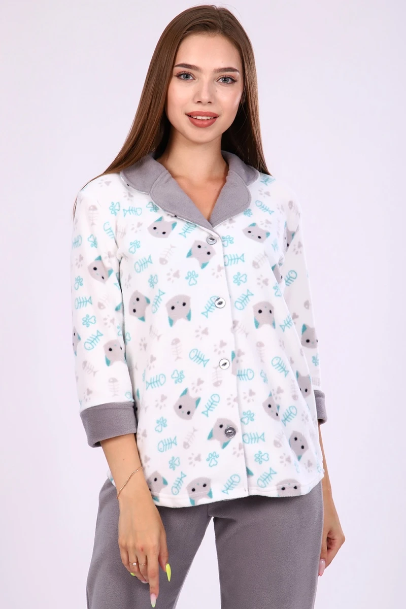 Костюм с брюками 71051 (серый)