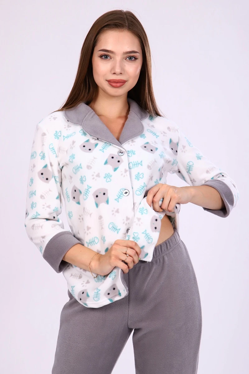 Костюм с брюками 71051 (серый)