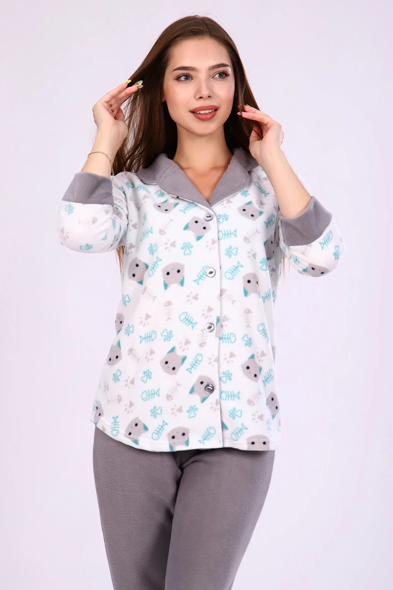 Костюм с брюками 71051 (серый)