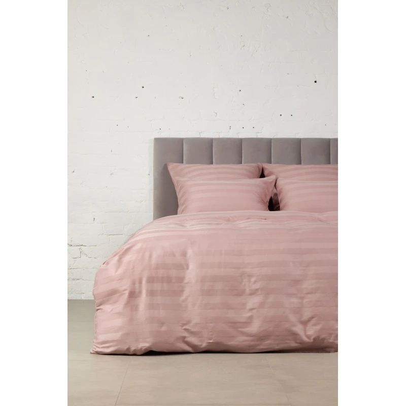 КПБ страйп-сатин "ЕА" 130г/м "ЕА-Розовое золото" р. Семейный арт. 63-С09005 (полоса 3*3 см) (240 см)