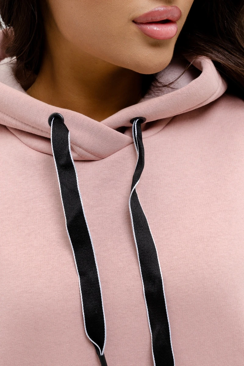 Костюм с брюками Софт (антрацит+пудра)