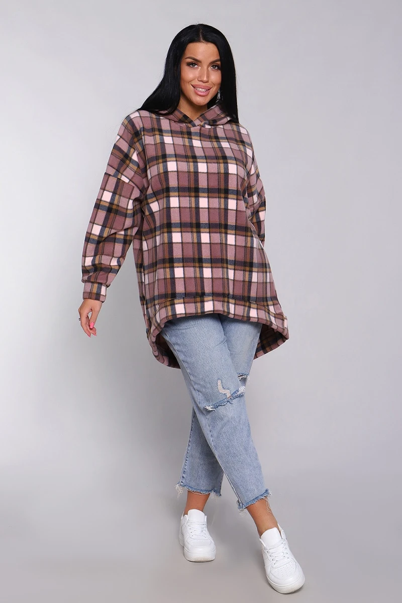 Толстовка 35324 (сухая роза)