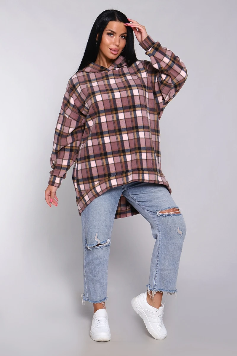 Толстовка 35324 (сухая роза)