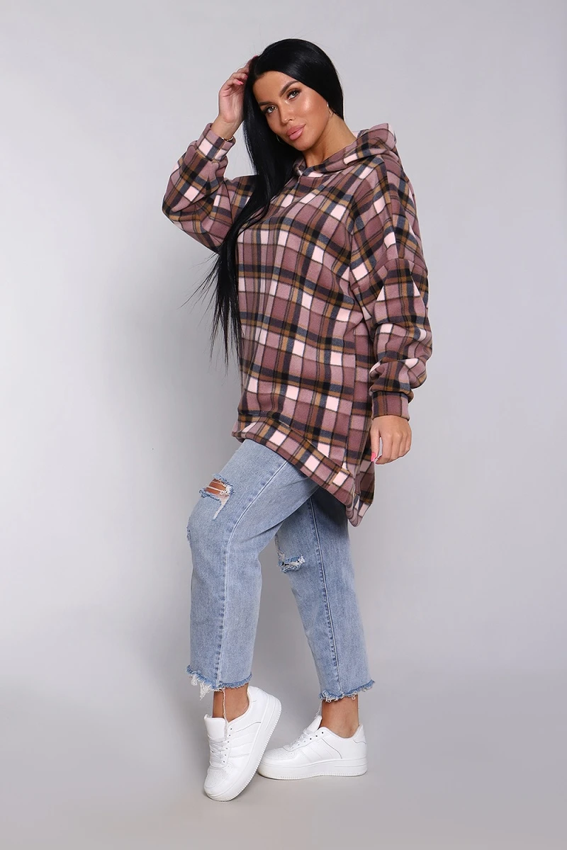 Толстовка 35324 (сухая роза)