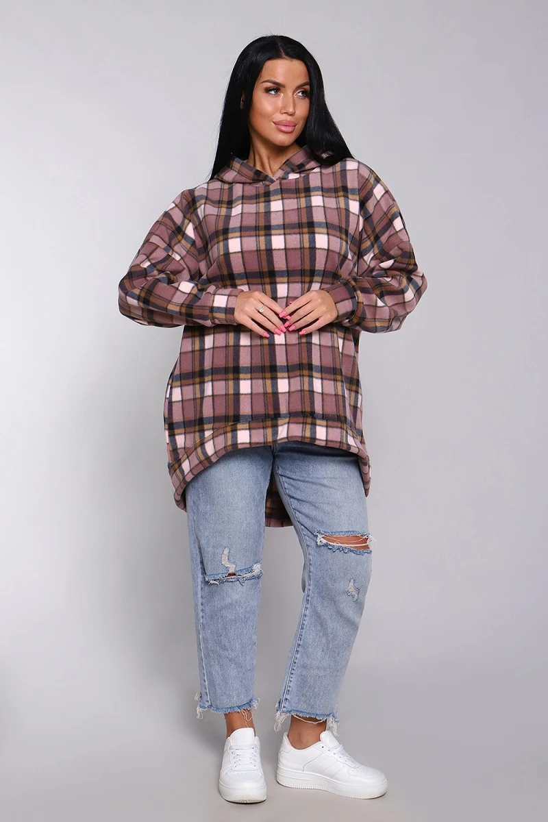 Толстовка 35324 (сухая роза)