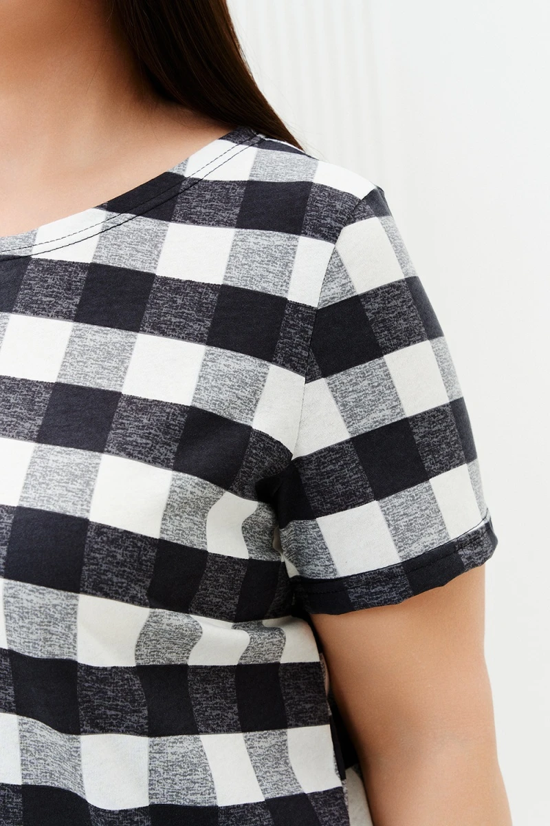 Футболка 9066 (крупная клетка)