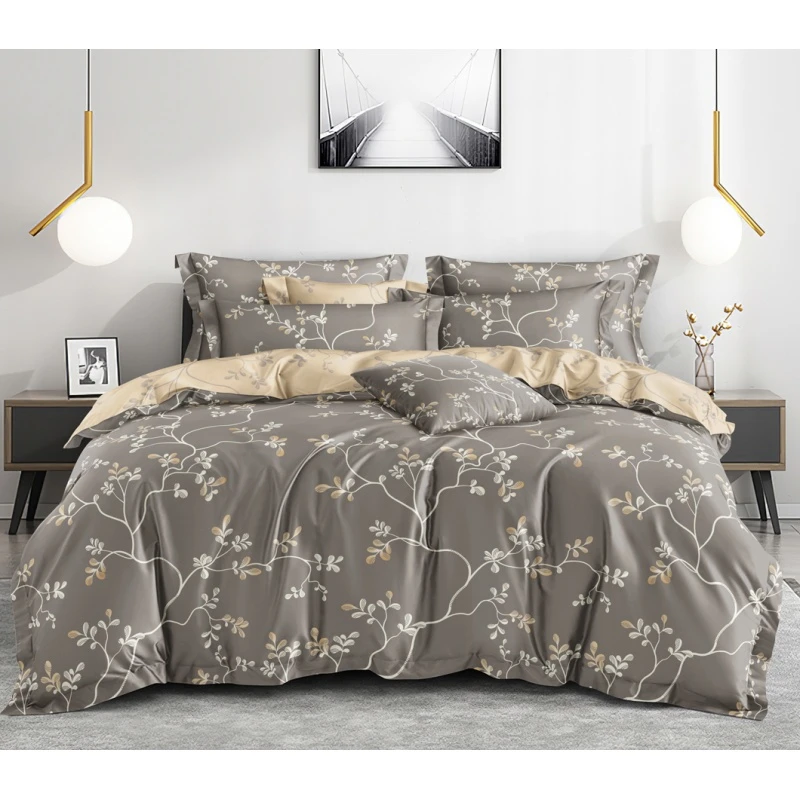 КПБ на пуговицах "ПолиТекс" сатин "Изабель" ком. р. Евро-Мини арт. 2370