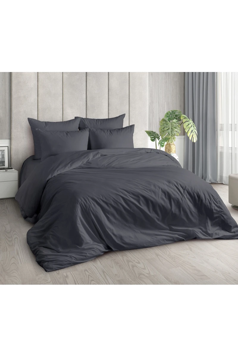 Простыня "МИЛАН" поплин "Грэй" арт. 70117