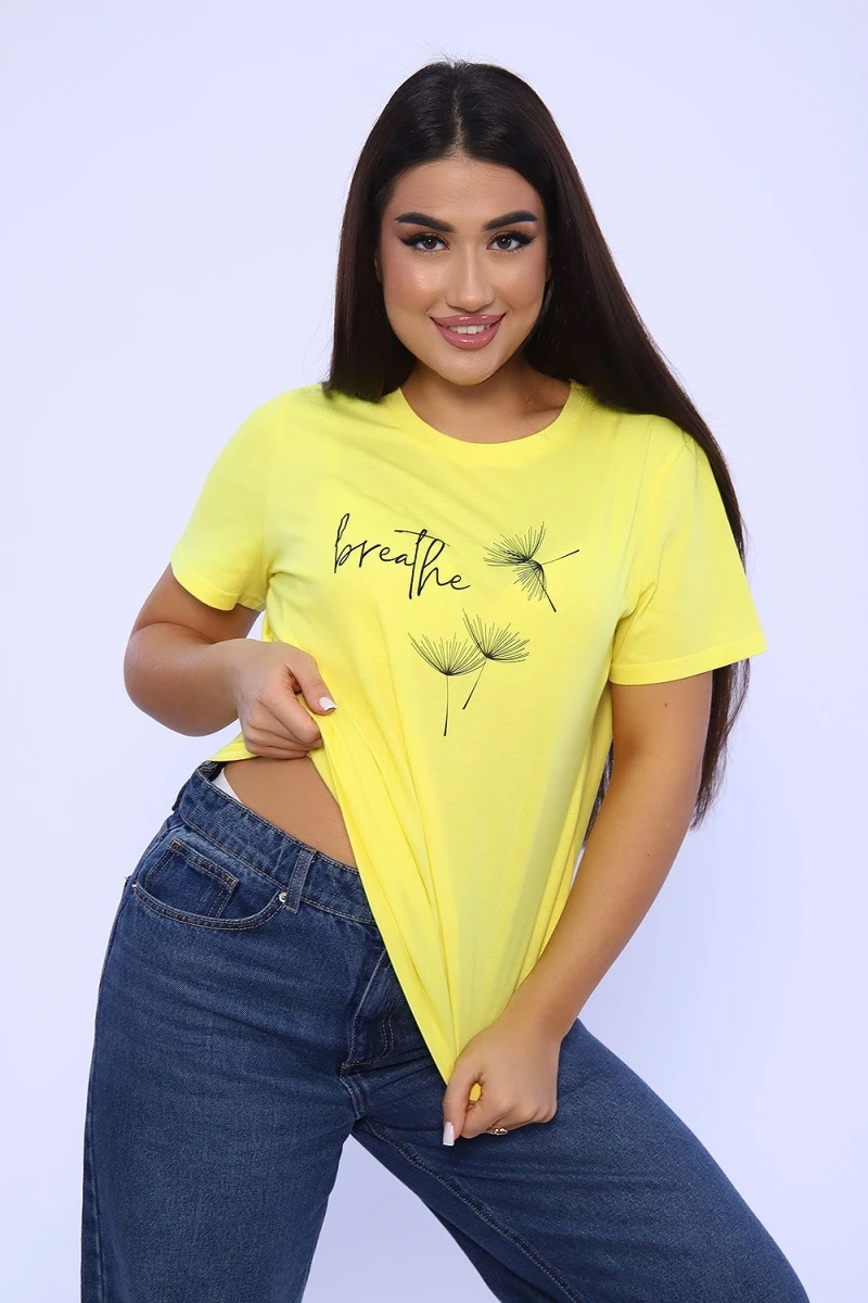 Футболка 55080 (желтый лимон)