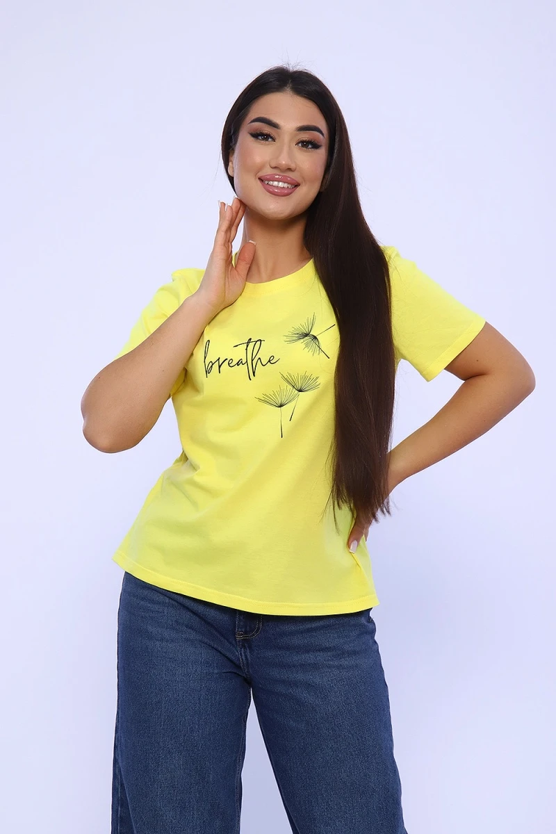 Футболка 55080 (желтый лимон)