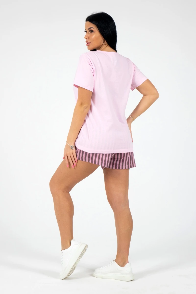 Пижама "Василиса 2" брусника, трикотаж