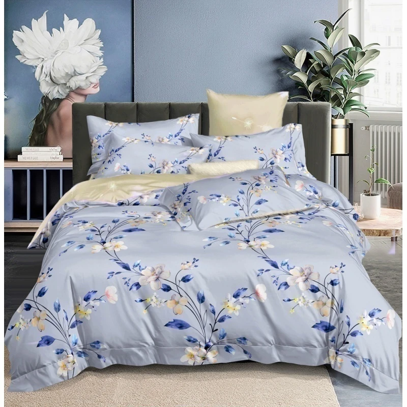 КПБ "ПолиТекс" поплин "Благородная душа" (+пушинки на желтом) ком. р. 2.0 сп. 