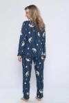 Пижама с брюками 89340 (темно-синий)
