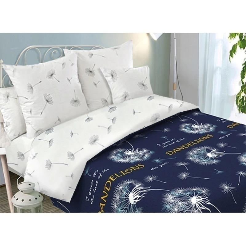 КПБ "ТТ" поплин "Пышные одуванчики" ком. р. 2.0 сп. Евро