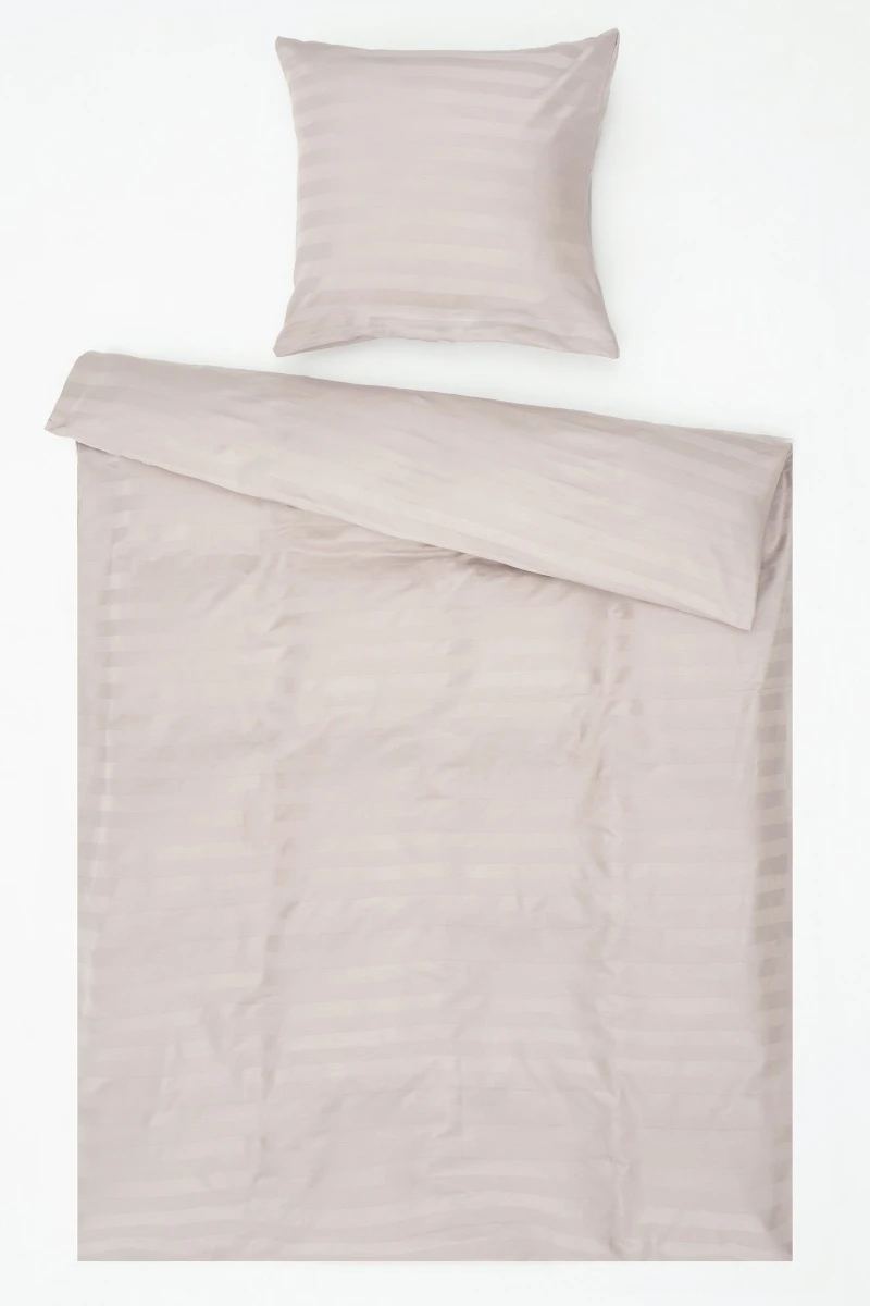 1 + 1 Пододеяльник и наволочка страйп-сатин "ЕА-Орех", 70х70 см (15-0703, "ЕА") (240 см)