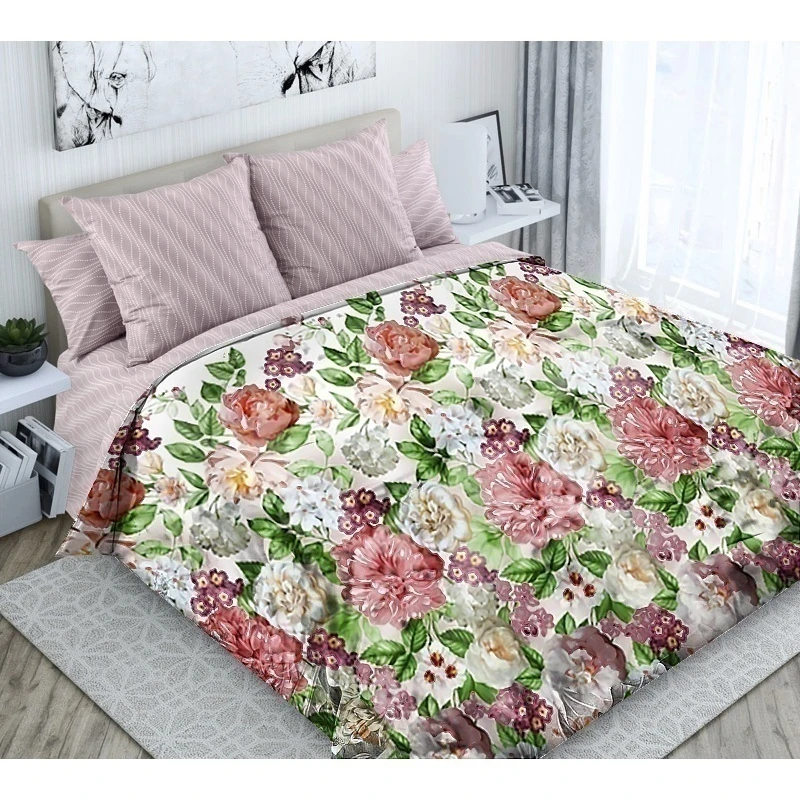 КПБ "ТД" перкаль "Монреаль-Цветы" ком. р. Евро 2