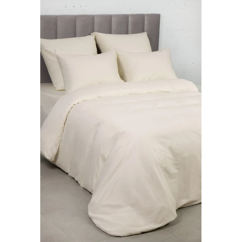 КПБ 4 "ЕА" сатин 130г/м "Жемчужный" р. Евро-Мини арт. 2087 (11-1404) (240 см)