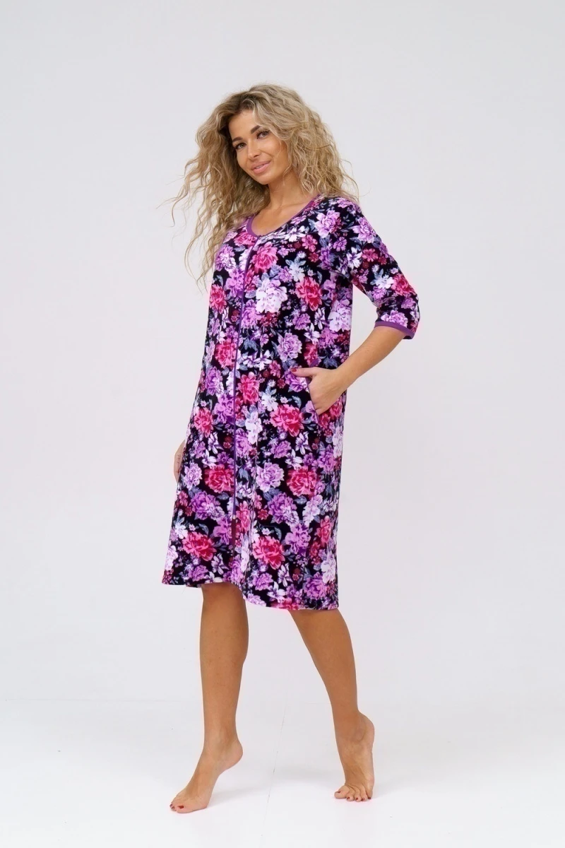 Халат 36686 (фиолетовый)