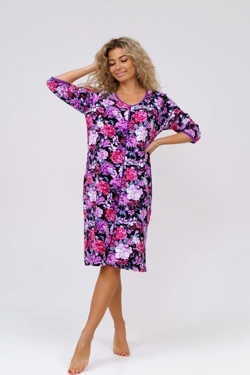 Халат 36686 (фиолетовый)