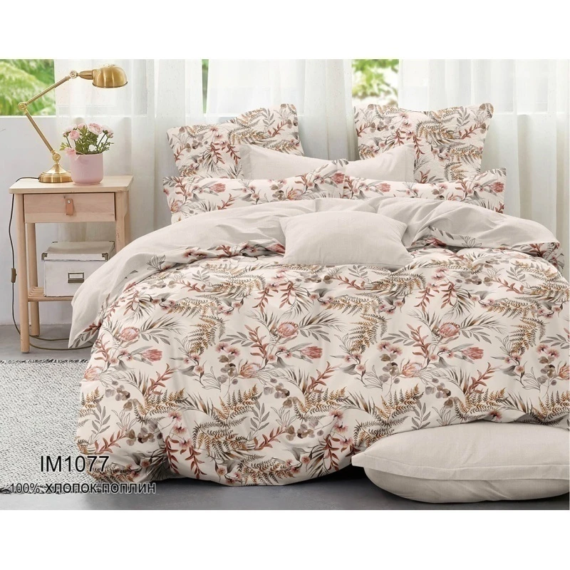 КПБ 4 "Иматекс" поплин "Букет чувств" ком. р. Евро-Мини арт. IMO 1077