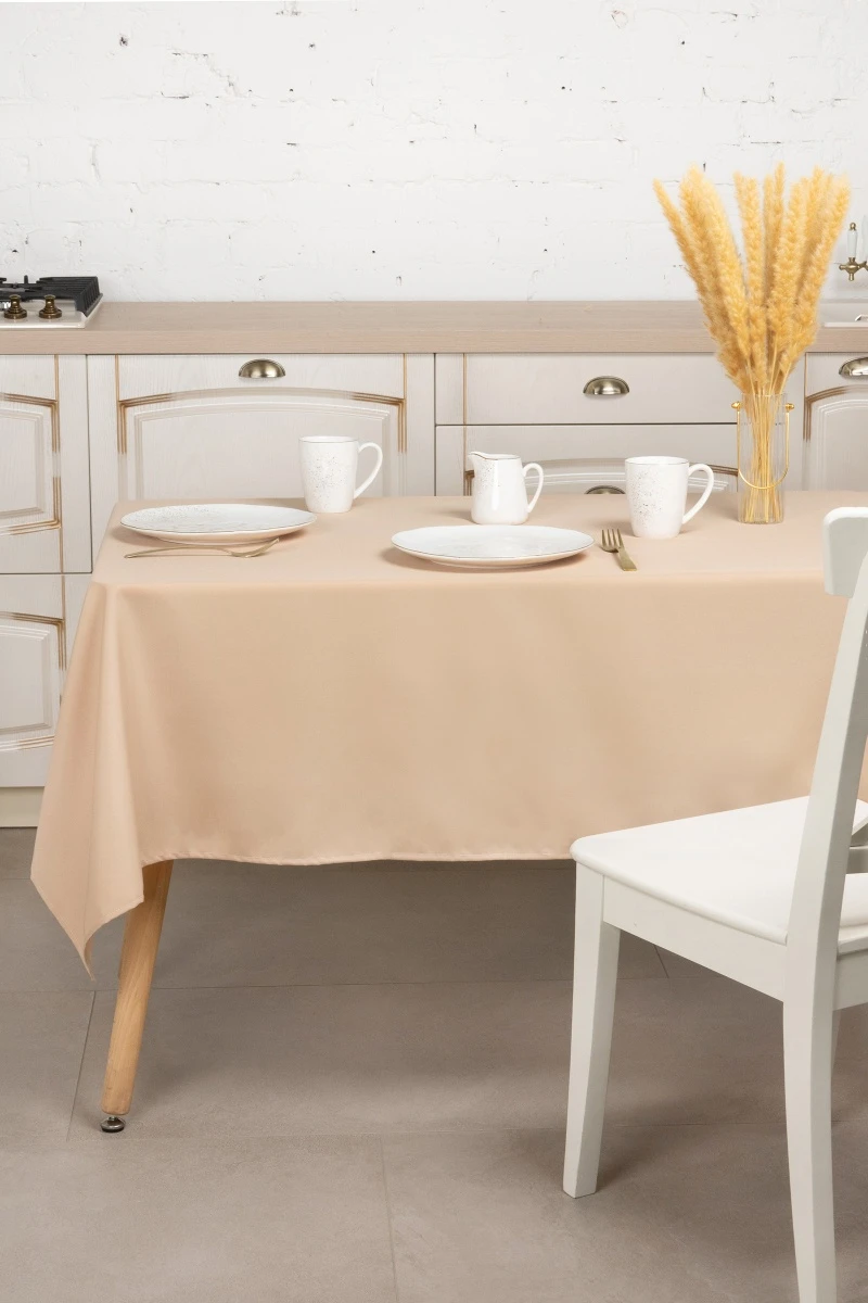 Скатерть из габардина "Пудра" (col. 2)