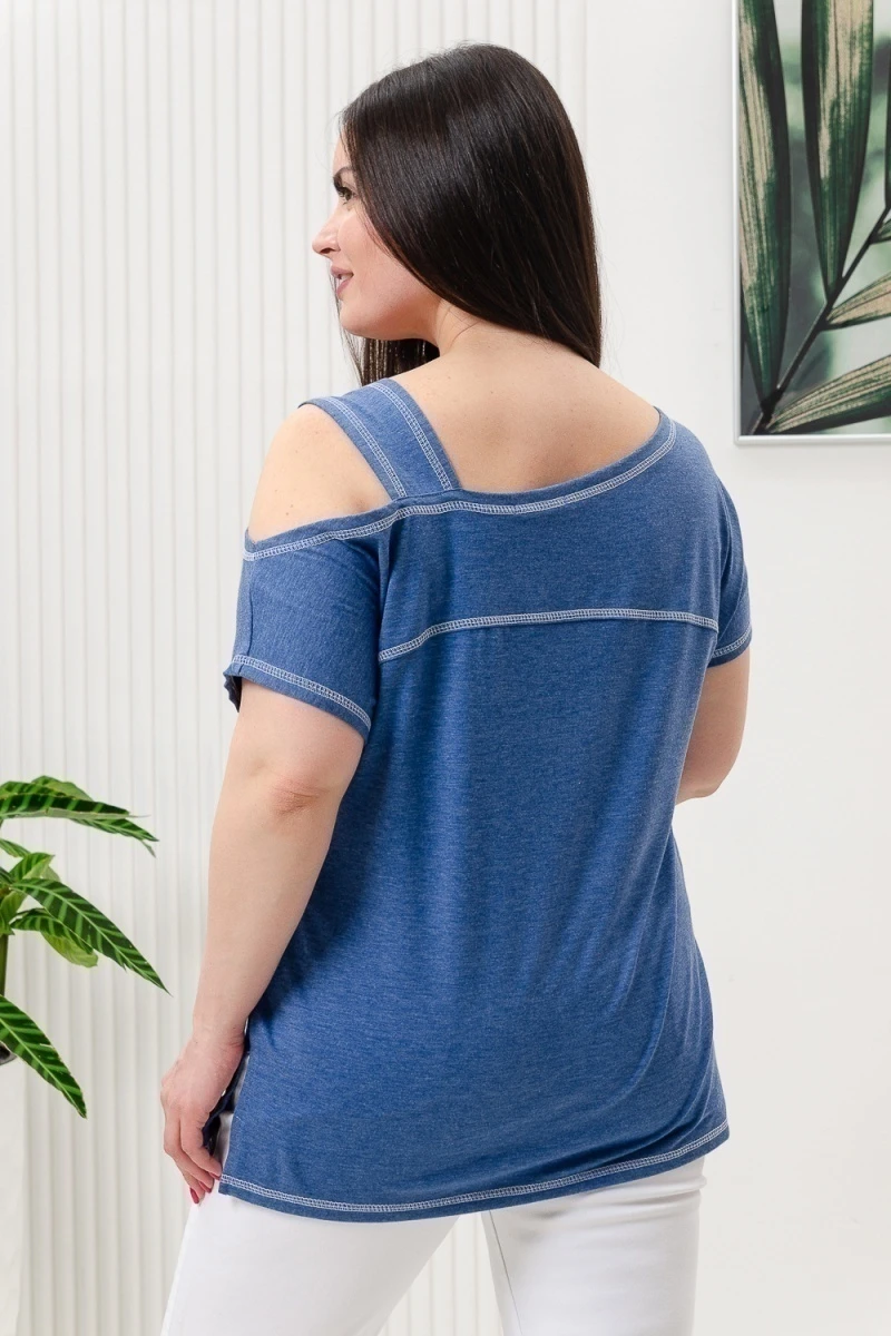 Туника 9042 (индиго меланж)