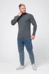 Водолазка мужская с длинным рукавом - 392 - антрацит