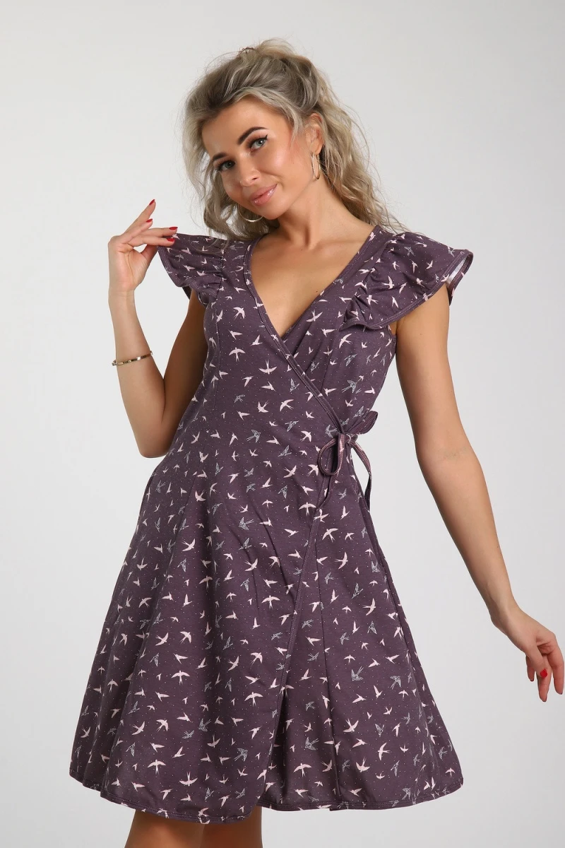 Халат 89399 (бордовый)