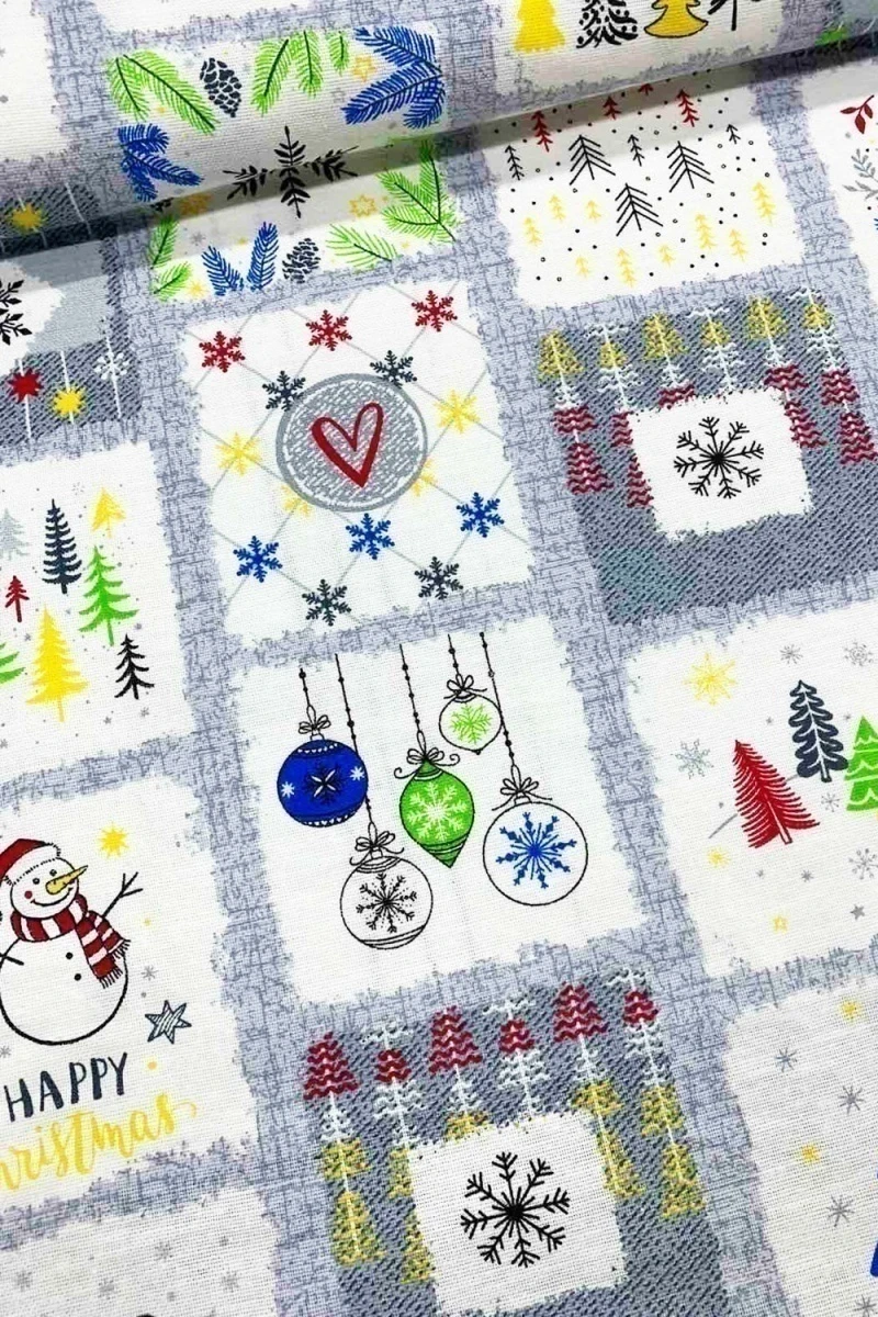 Рогожка "Диз" 165г/м2, 150см "Маленькая елочка"