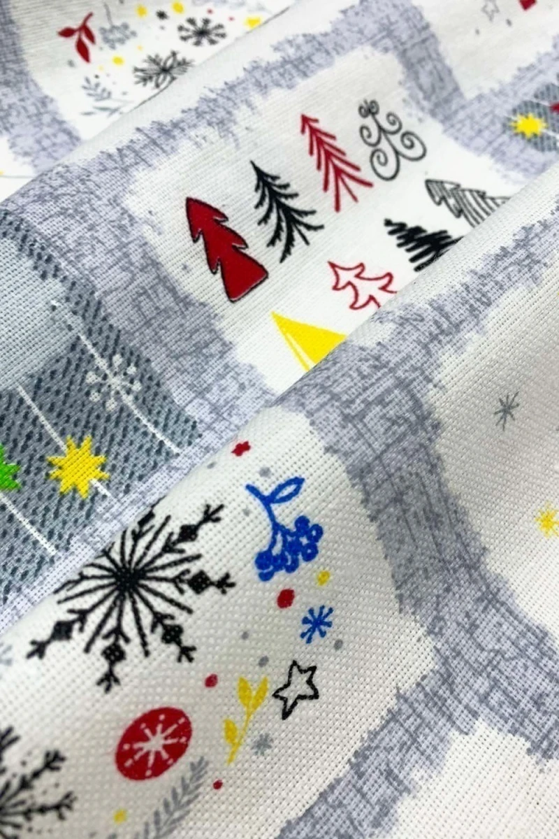 Рогожка "Диз" 165г/м2, 150см "Маленькая елочка"